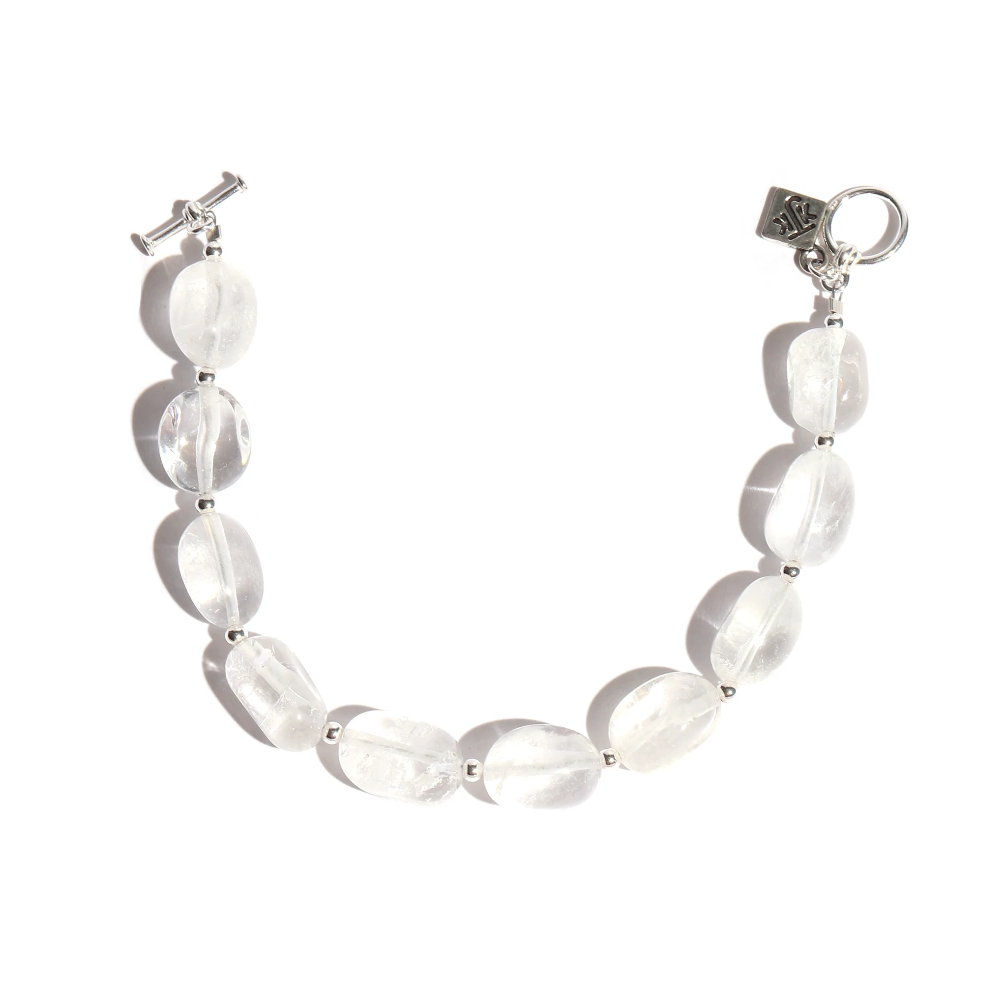 Quartz Sterling Silver Bracelet