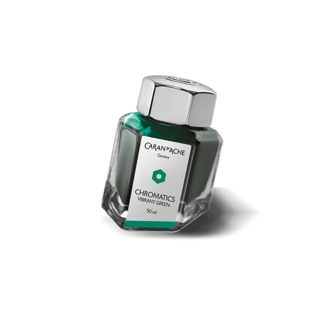 Caran d'Ache Vibrant Green Ink