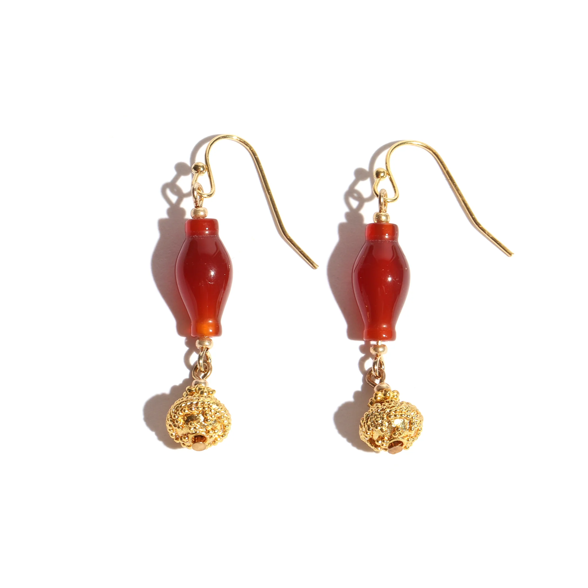 Classical Carnelian Earrings