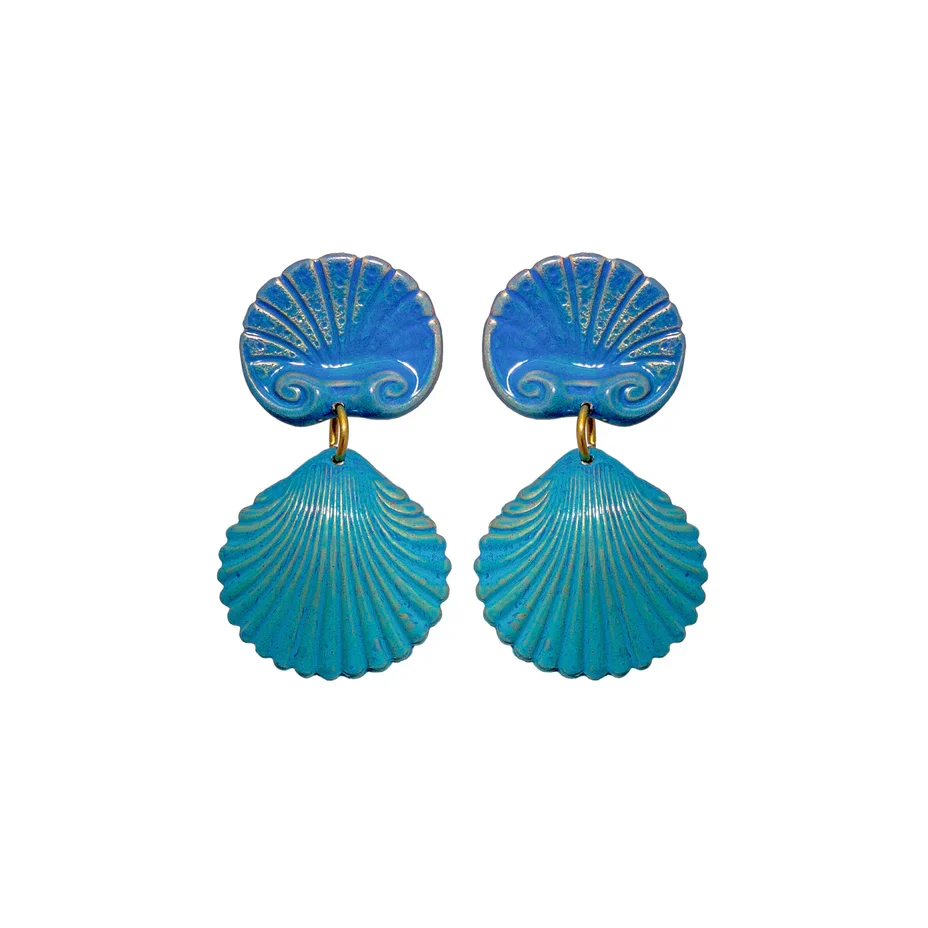 Ocean Coquille Earrings