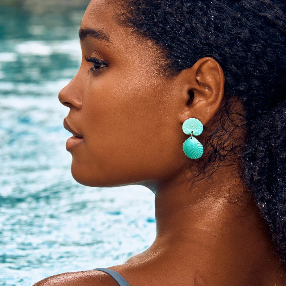 Ocean Coquille Earrings - Image 2
