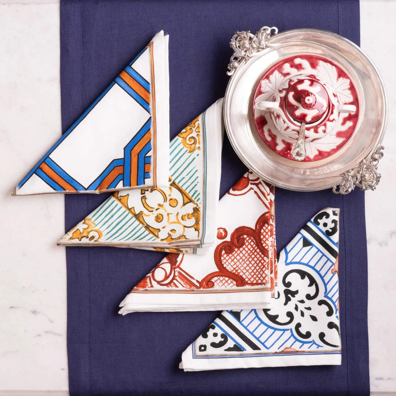 Eolie Dinner Napkins - Set of Four - Image 2