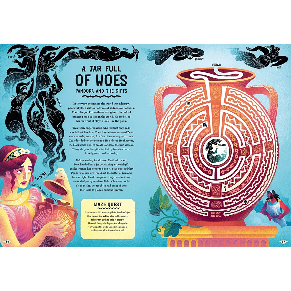 Greek Myths: Solve Mazes, Crack Codes and Untangle Riddles - Image 4