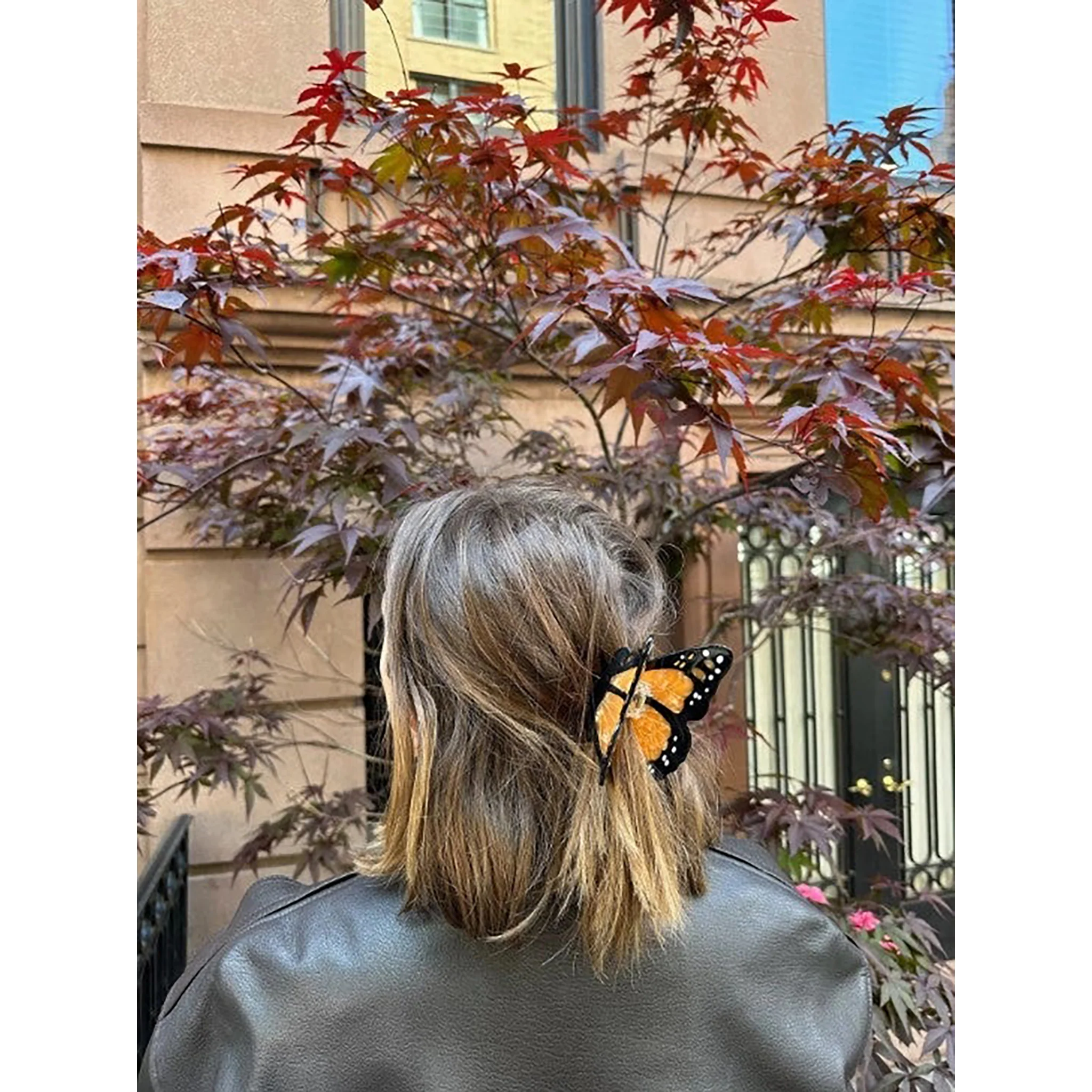 Monarch Butterfly Hair Clip - Image 4