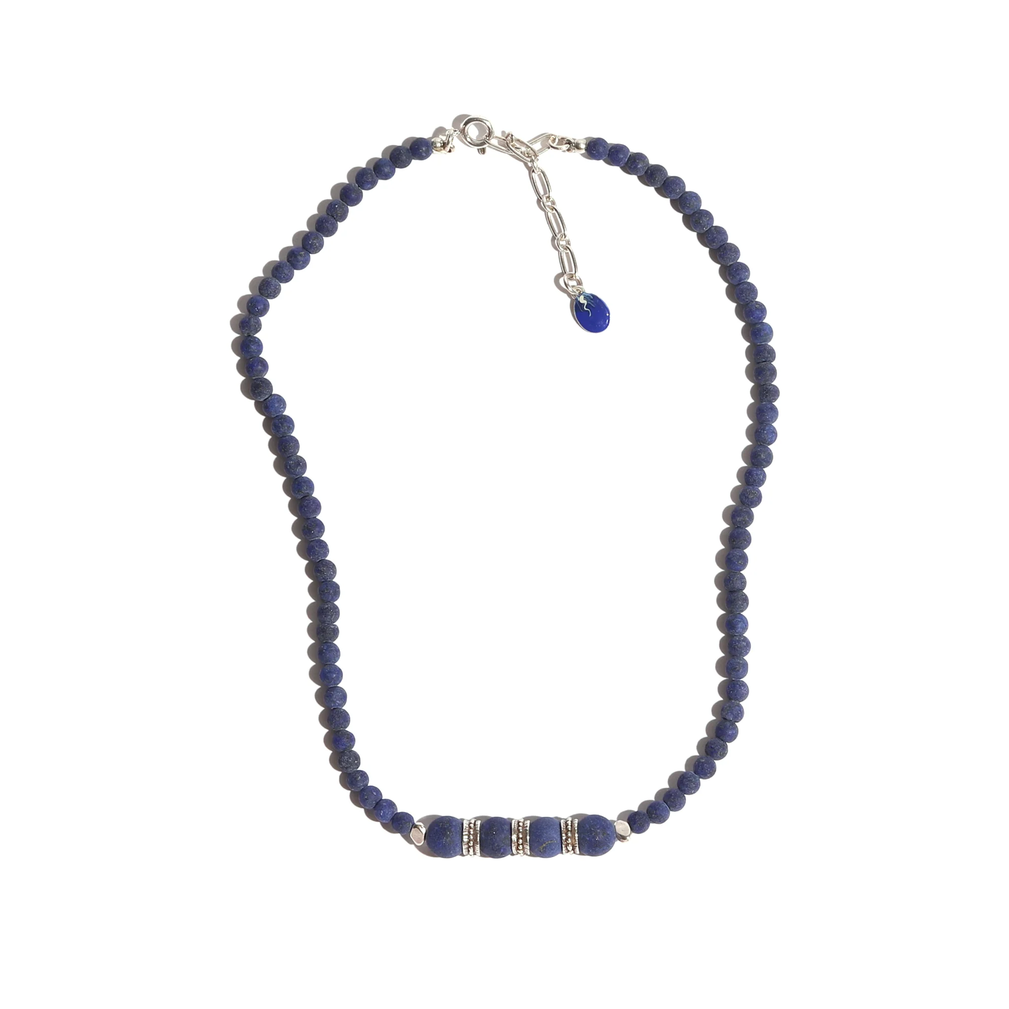 Lapis Beaded Necklace - Image 2