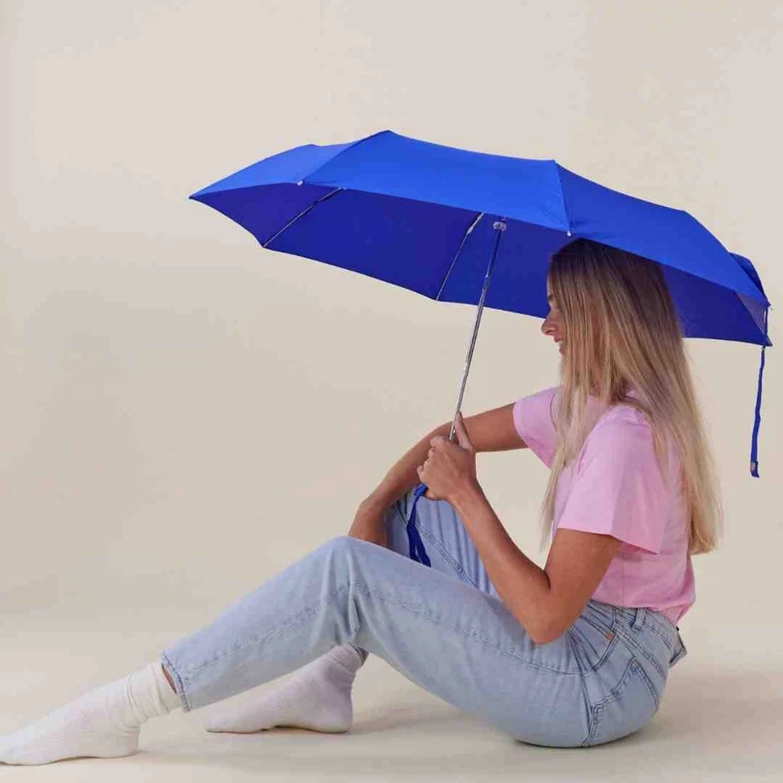 Royal Blue Compact Umbrella - Image 3