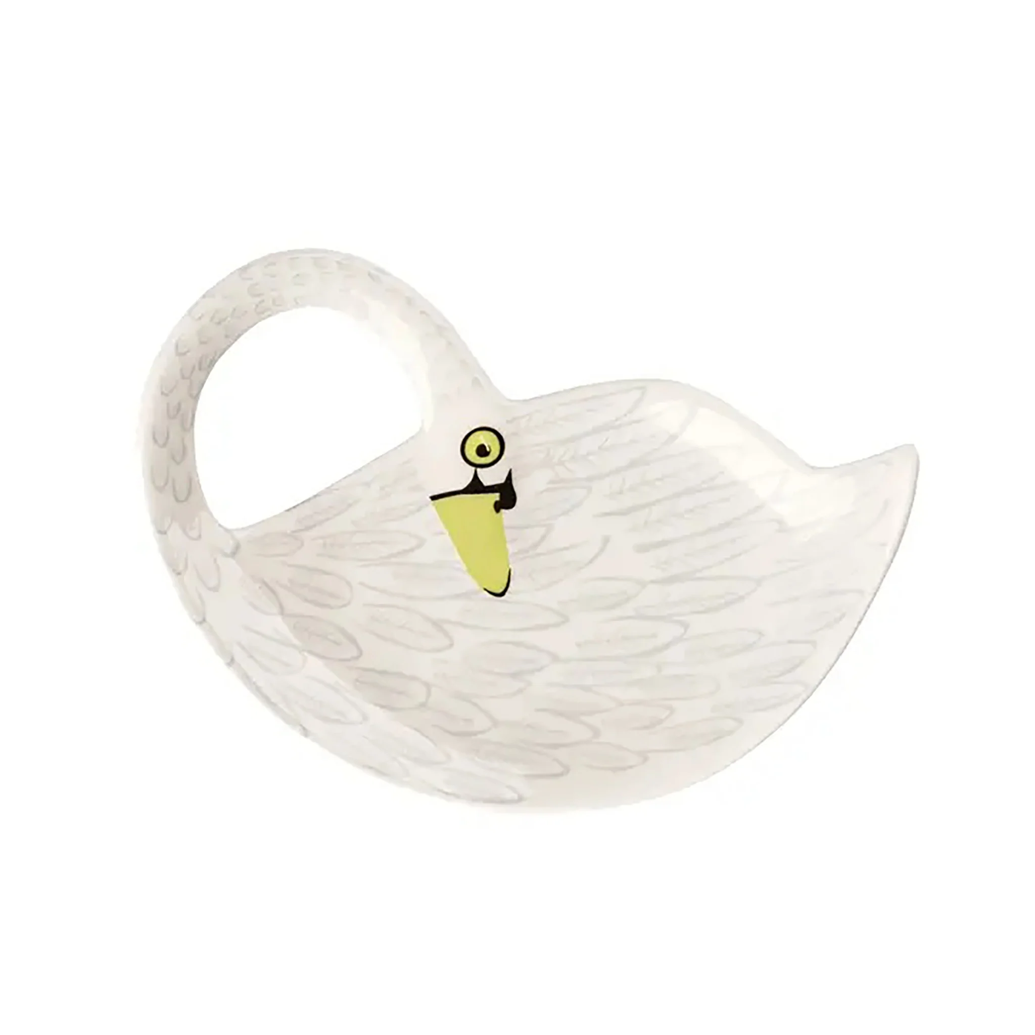 Swan Handmade Ceramic Trinket Dish
