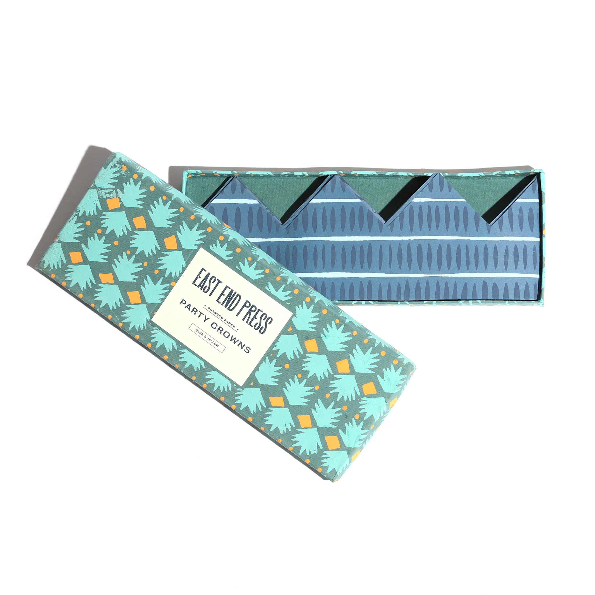 Paper Party Crowns - Blue & Yellow - Image 3