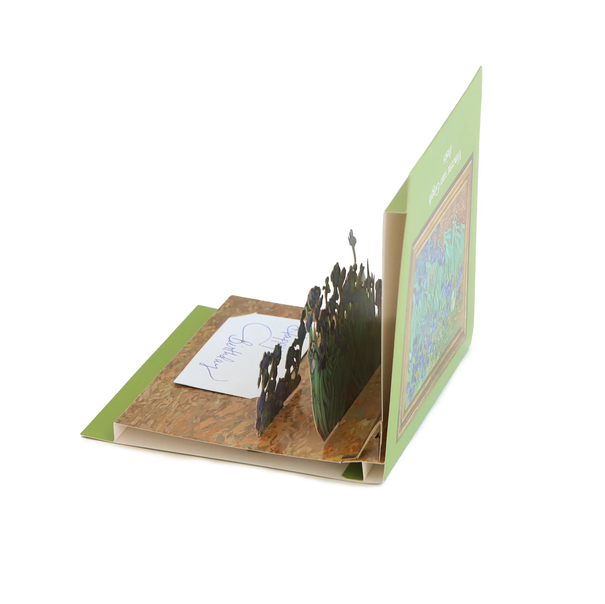 Van Gogh Irises - Pop-Up Card - Image 3